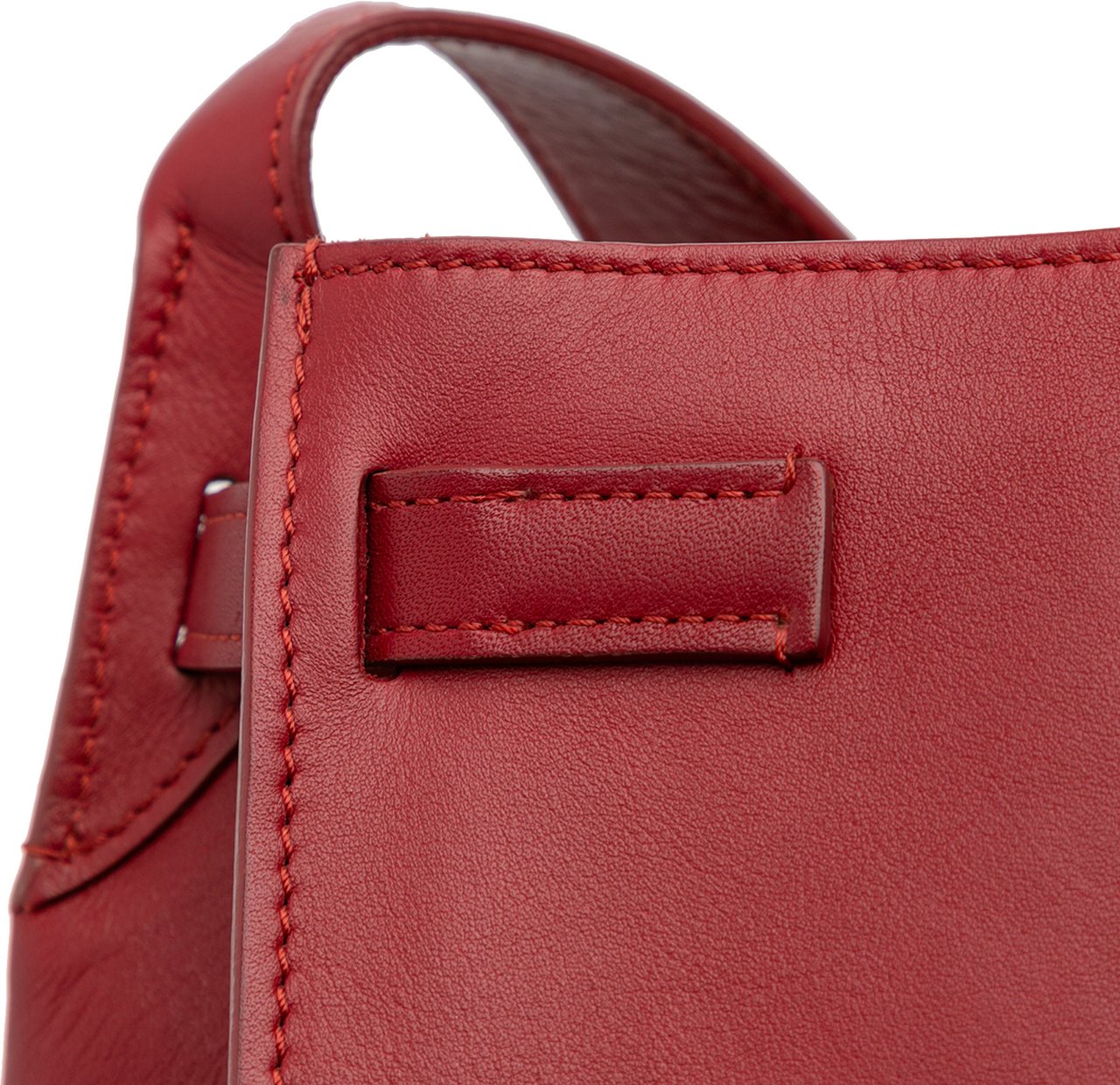 Celine Leather Big Bag Bucket Crossbody Rood