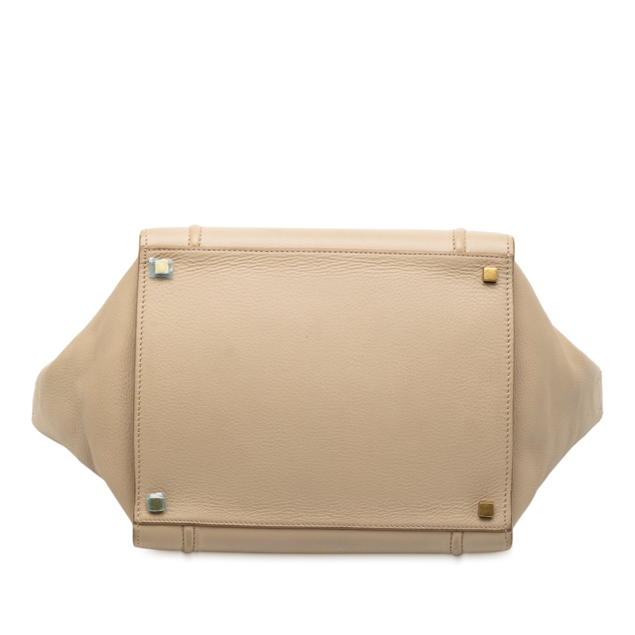 Celine Medium Leather Luggage Phantom Tote Bruin