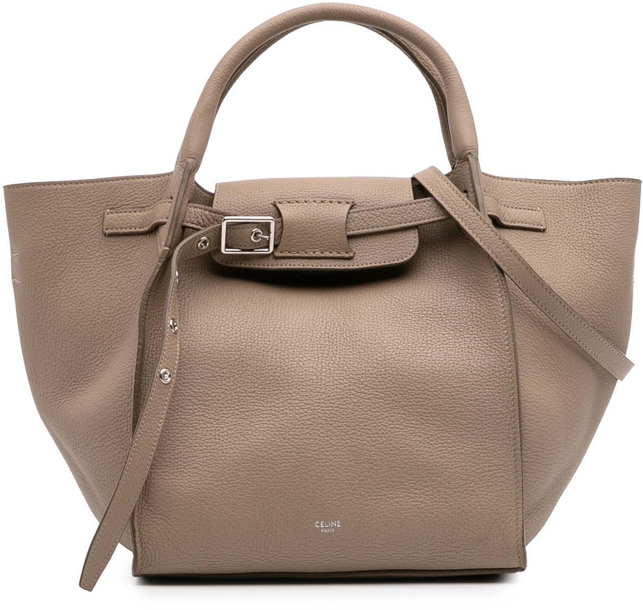 Celine Small Grained Calfskin Big Bag Bruin