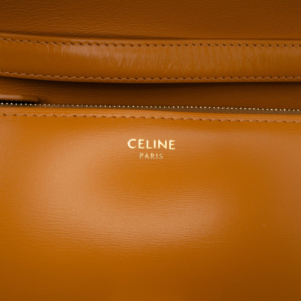 Celine Medium Calfskin Classic Box Oranje