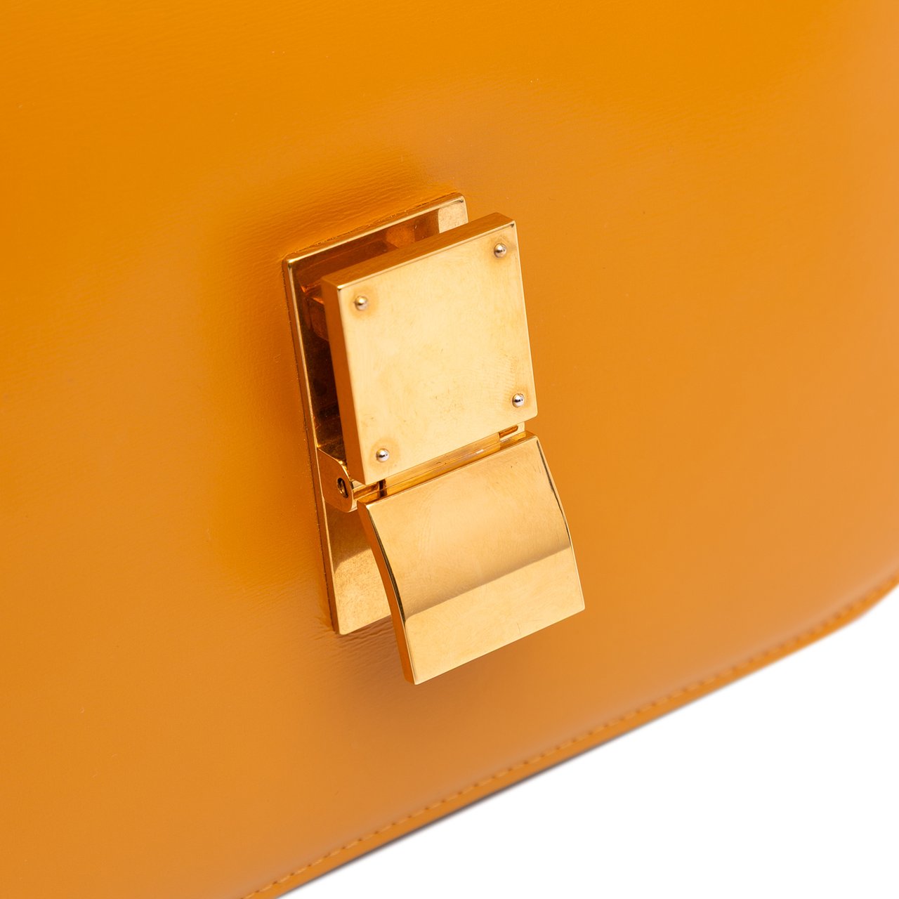Celine Medium Calfskin Classic Box Oranje