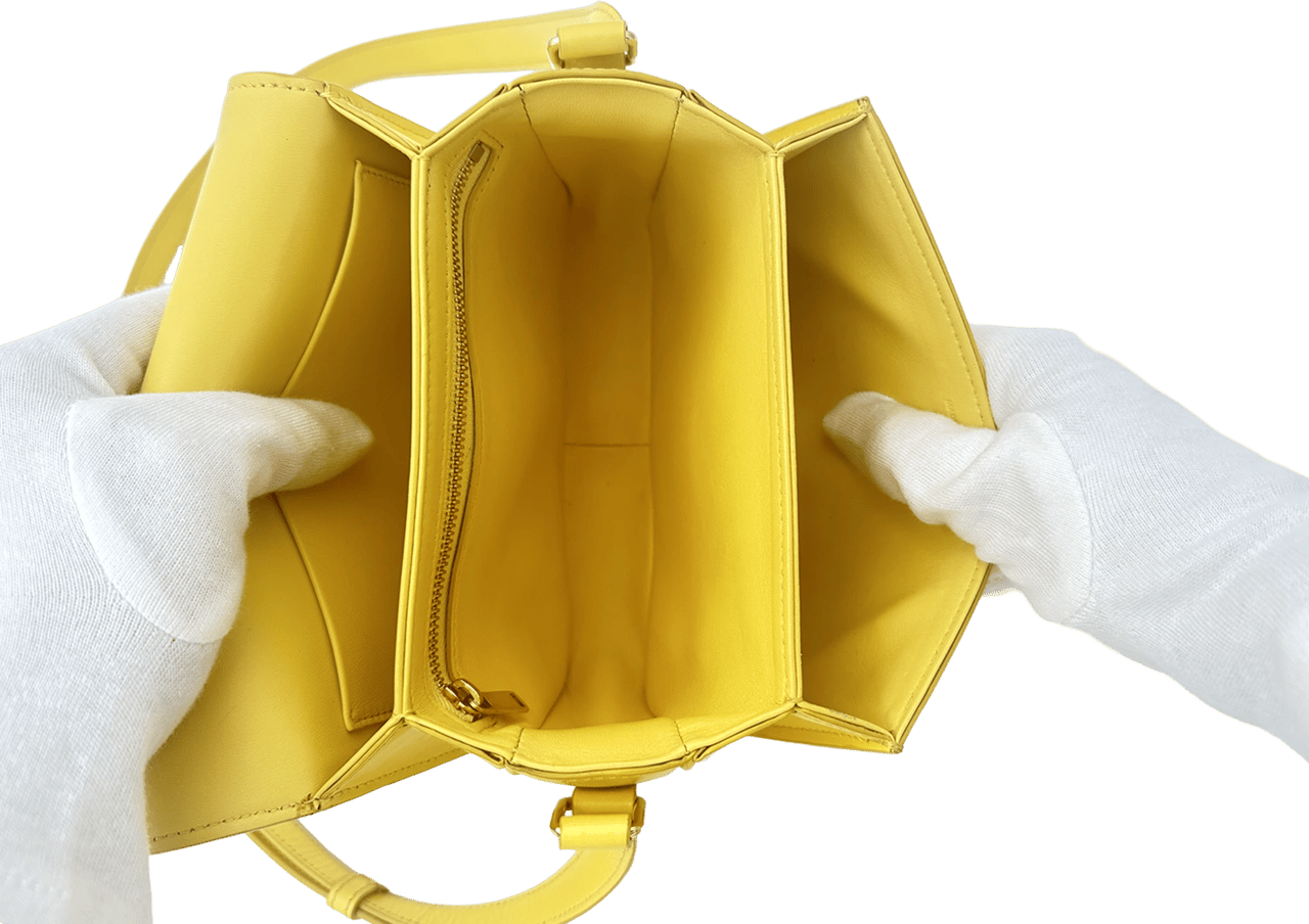 Celine Celine Small Triomphe - Yellow Geel