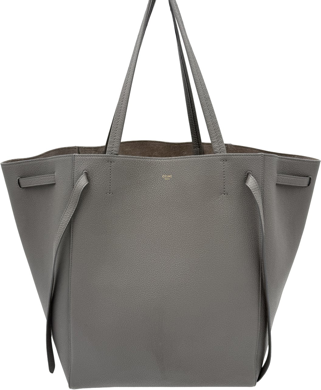 Celine Celine Medium Phantom Cabas - Taupe Grijs