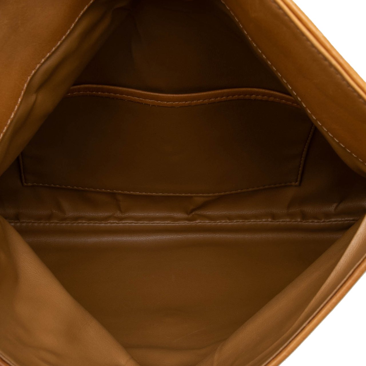 Celine Macadam Coated Canvas Clutch Bruin