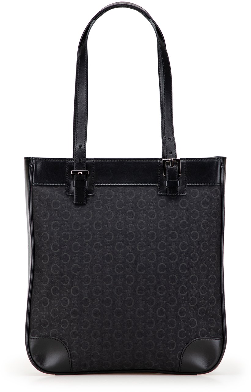 Celine C Macadam Canvas Tote Zwart
