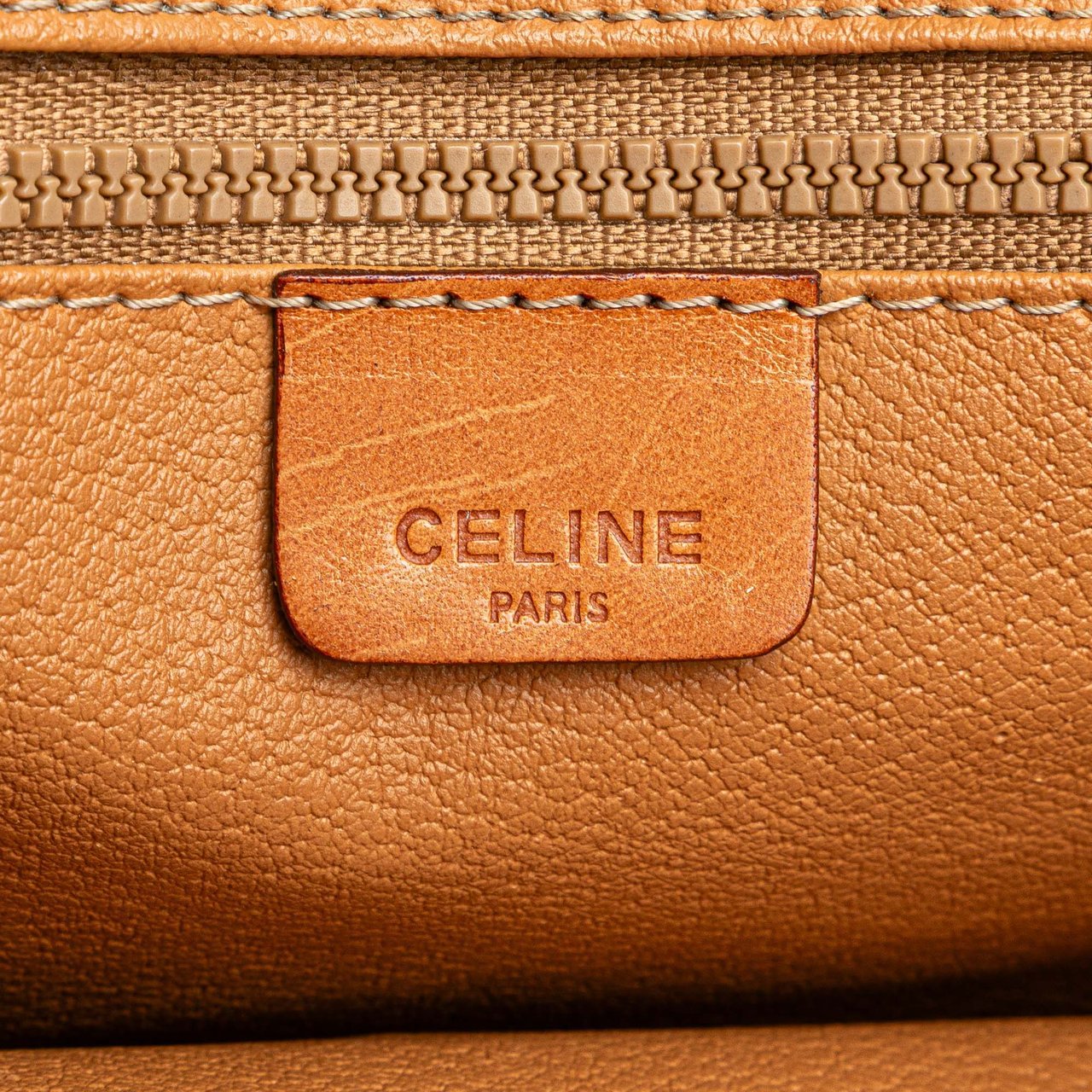 Celine Macadam Coated Canvas Crossbody Bruin