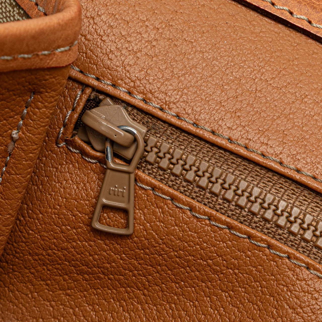 Celine Macadam Coated Canvas Crossbody Bruin