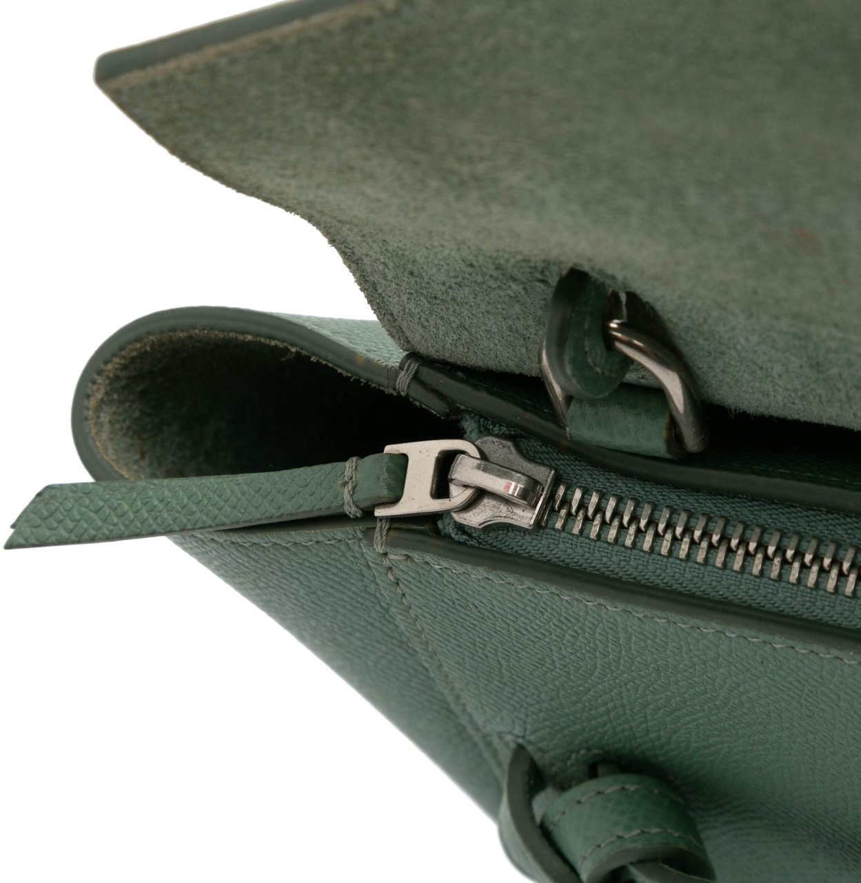 Celine Nano Grained Calfskin Belt Bag Groen