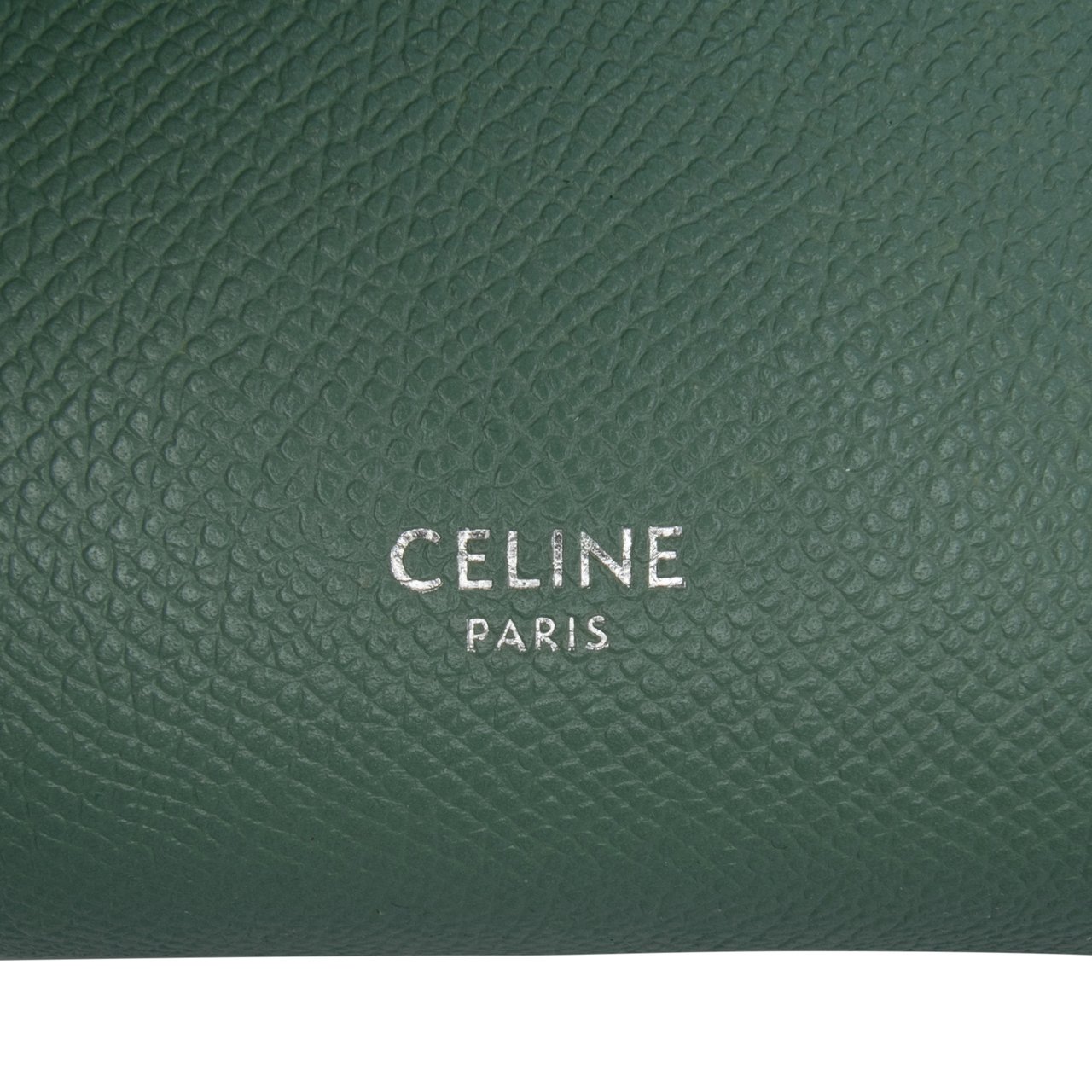 Celine Nano Grained Calfskin Belt Bag Groen