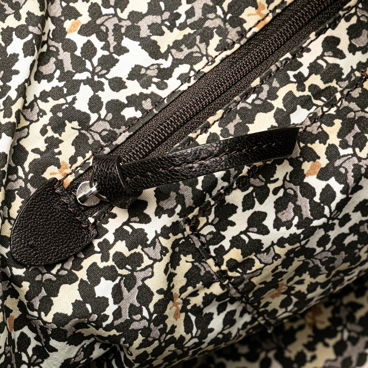Celine Denim Macadam Bittersweet Hobo Bag Bruin