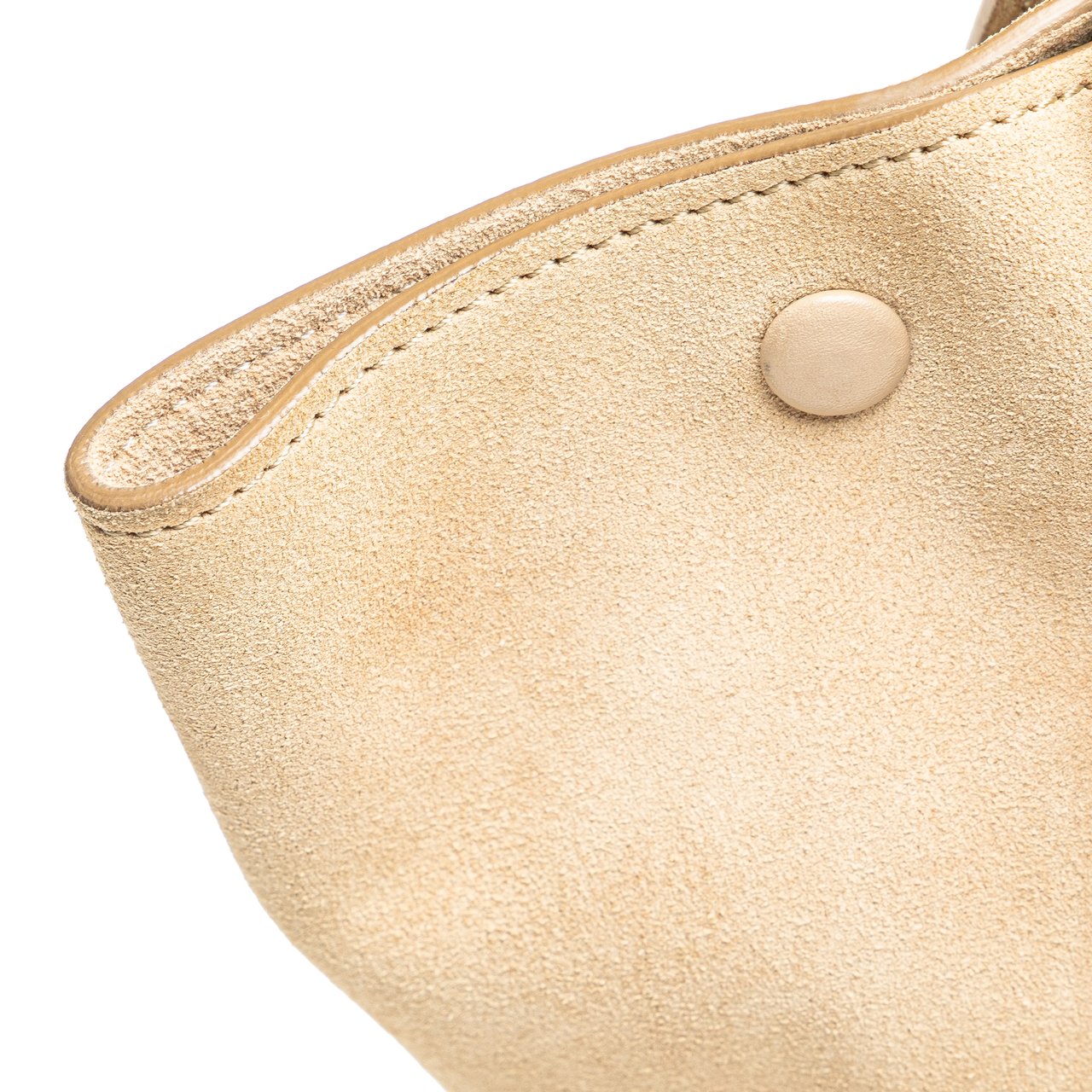 Celine Medium Bicolor Calfskin and Suede Trapeze Satchel Bruin
