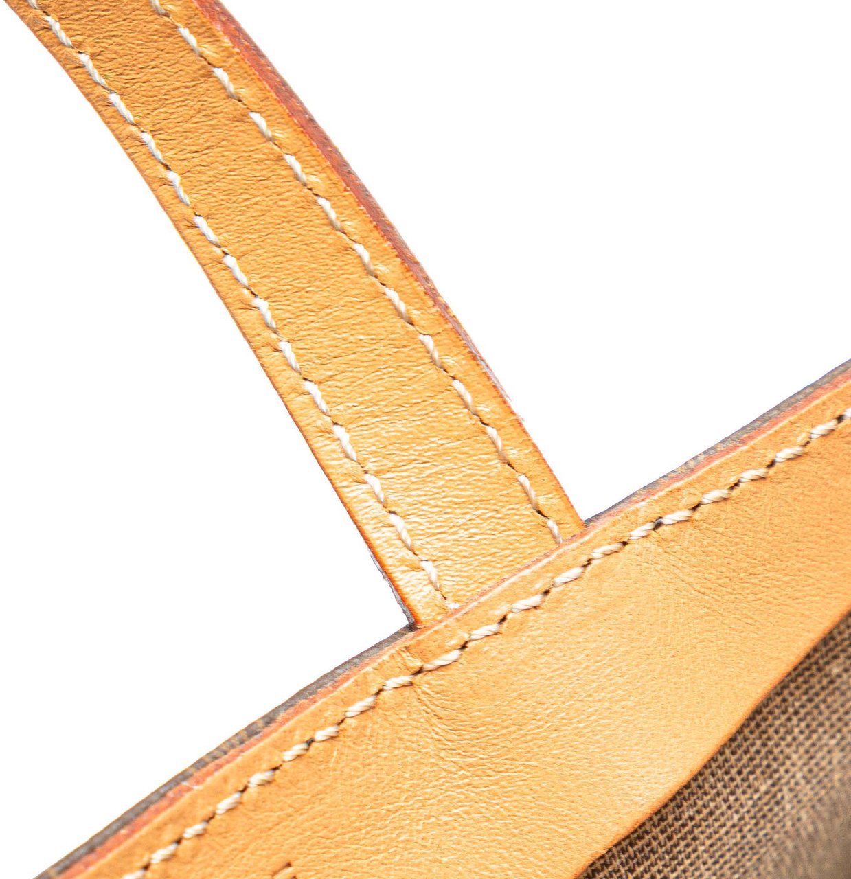 Celine Macadam Coated Canvas Tote Bruin