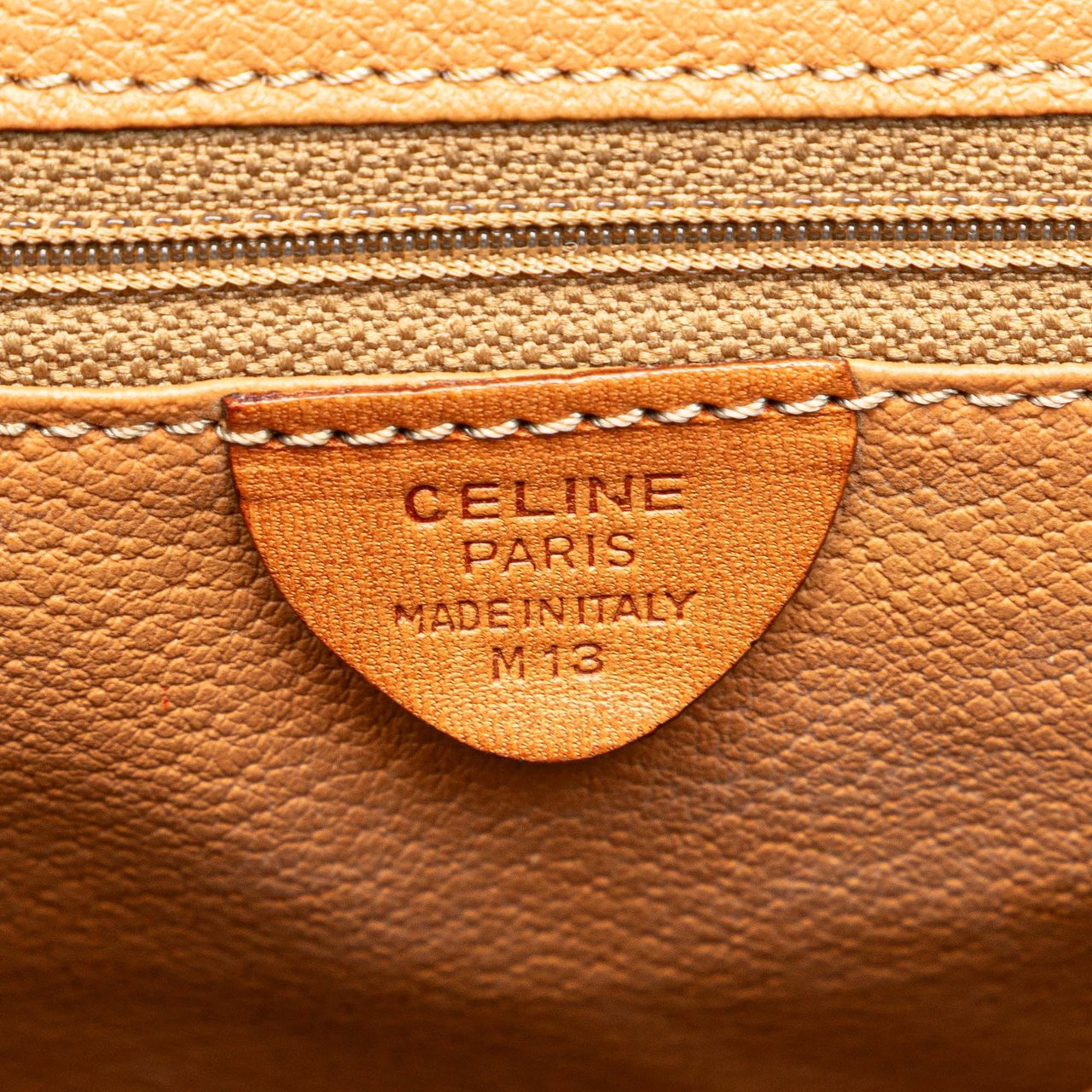 Celine Macadam Coated Canvas Crossbody Bruin