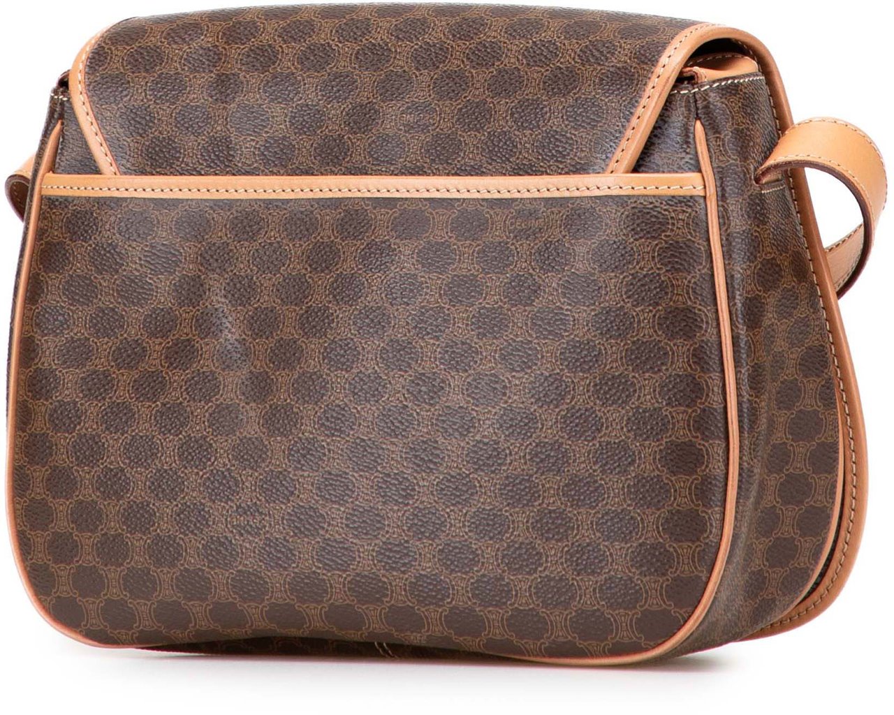 Celine Macadam Coated Canvas Crossbody Bruin