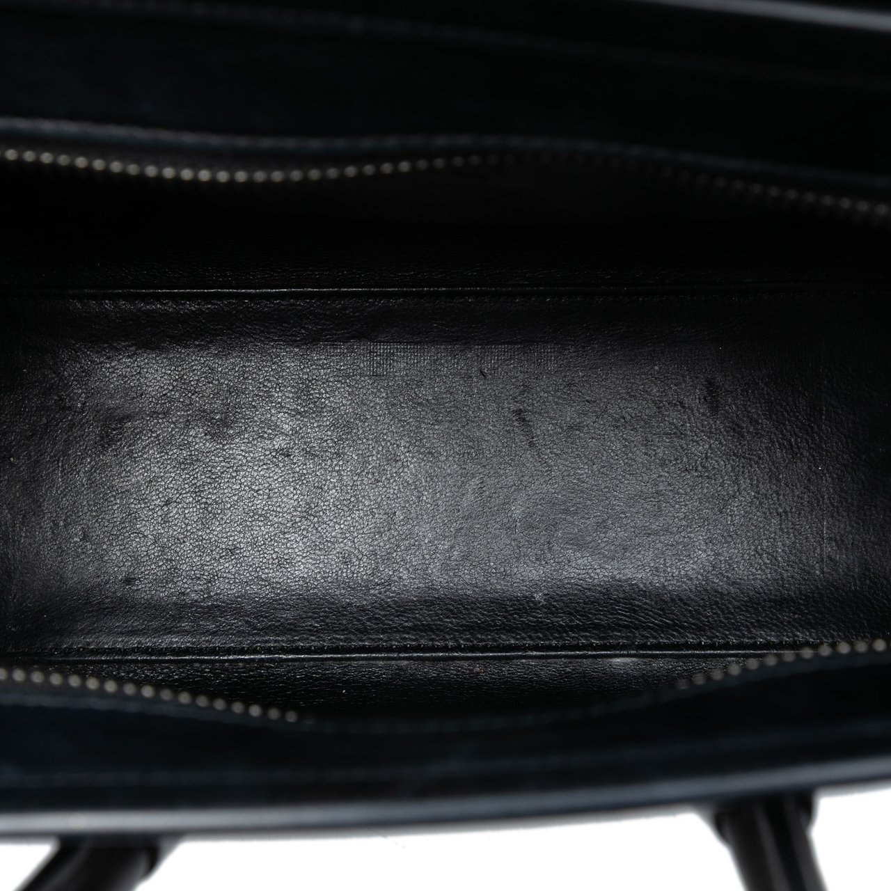 Celine Nano Tricolor Nubuck and Drummed Calfskin Luggage Tote Bruin