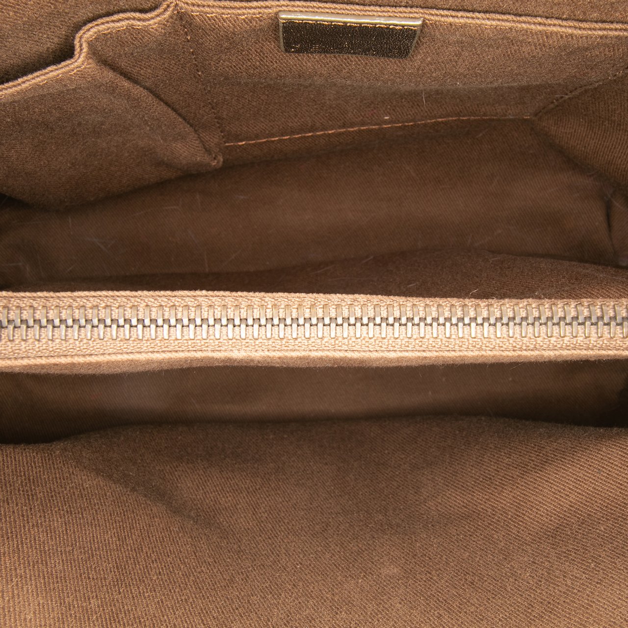 Celine C Macadam Canvas Tote Bruin