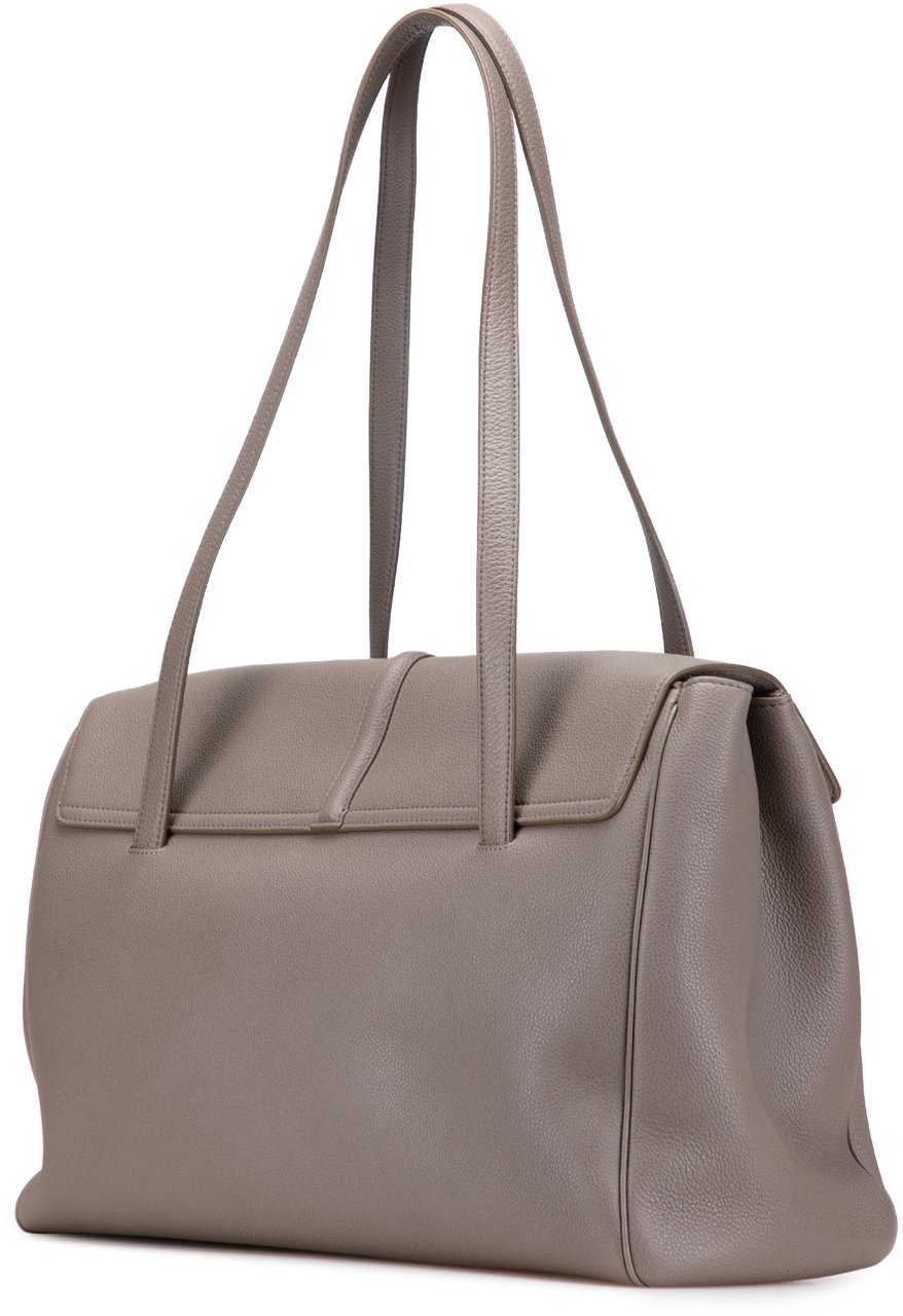 Celine Medium Leather Soft 16 Shoulder Bag Grijs