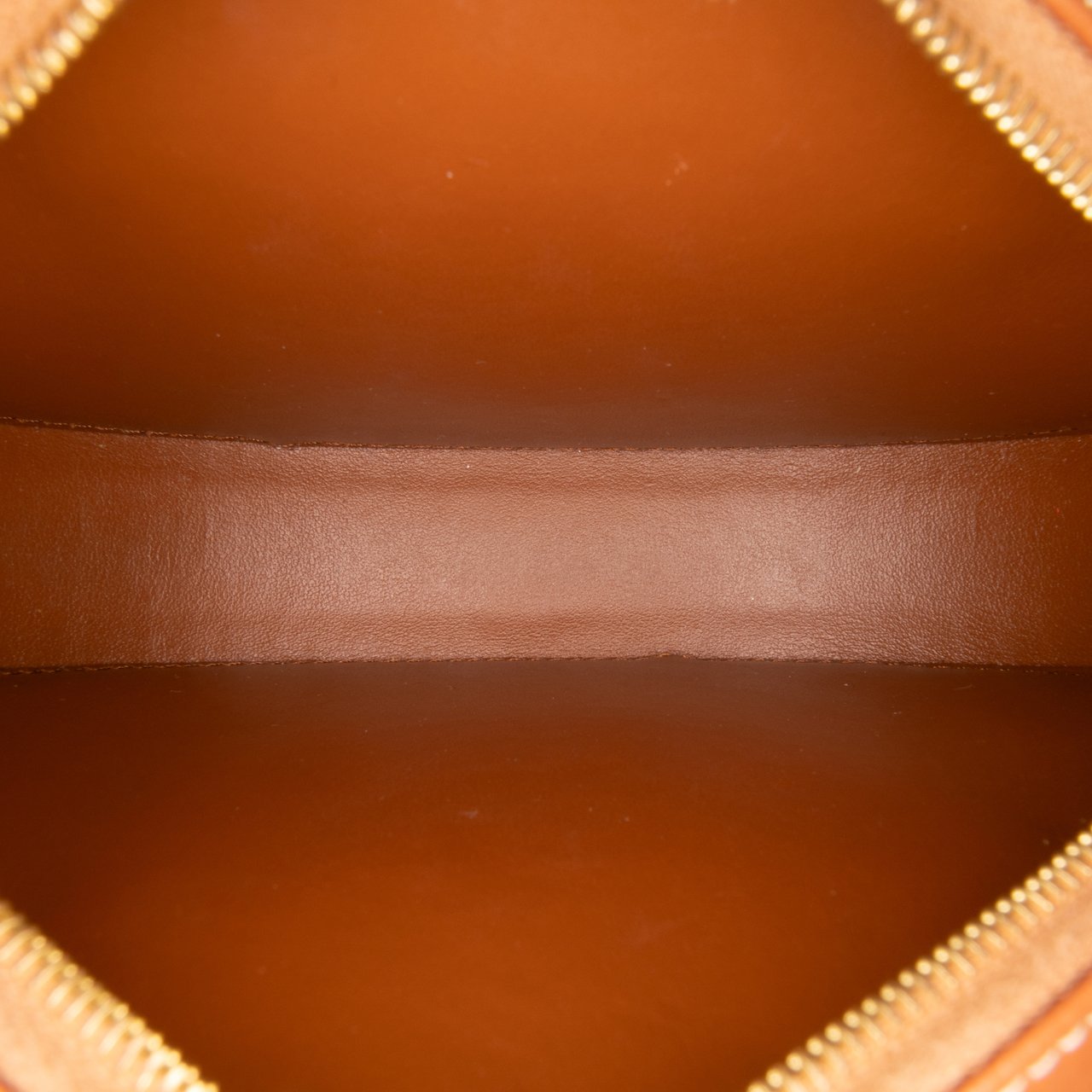 Celine Small Calfskin Cuir Triomphe Oval Crossbody Bruin