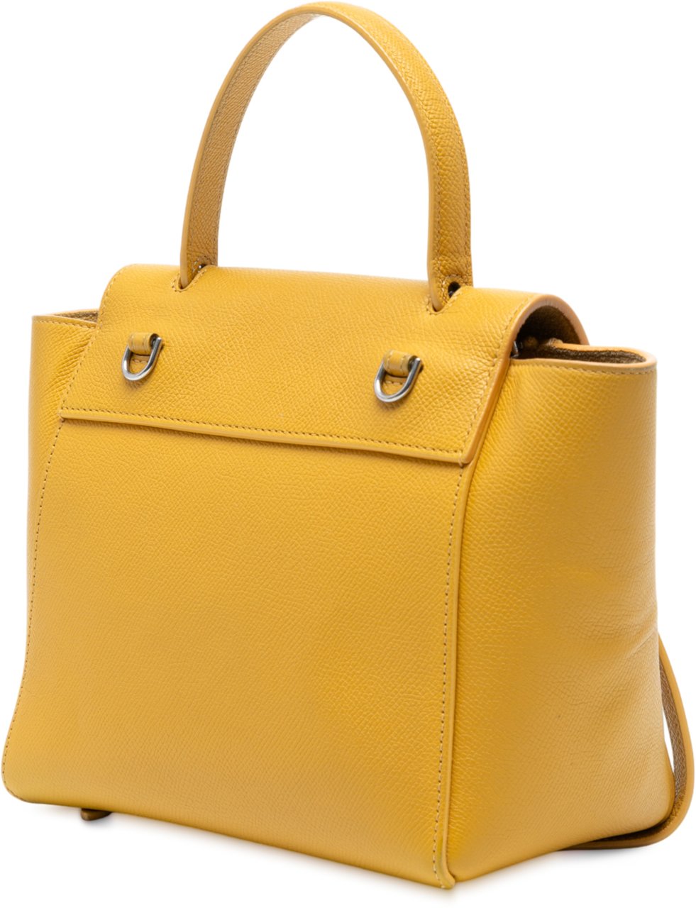 Celine Nano Grained Calfskin Belt Bag Geel