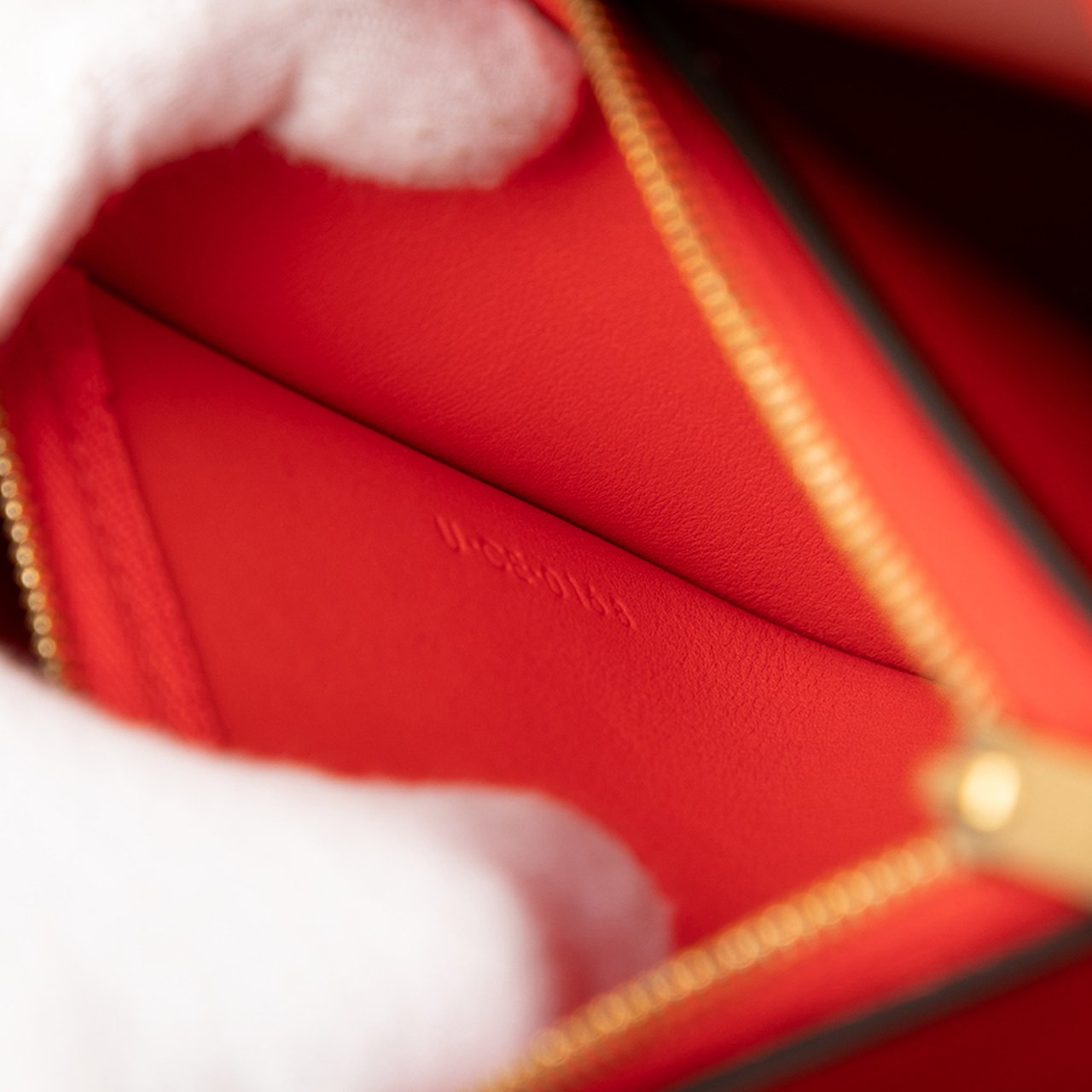 Celine Leather Frame Shoulder Bag Oranje