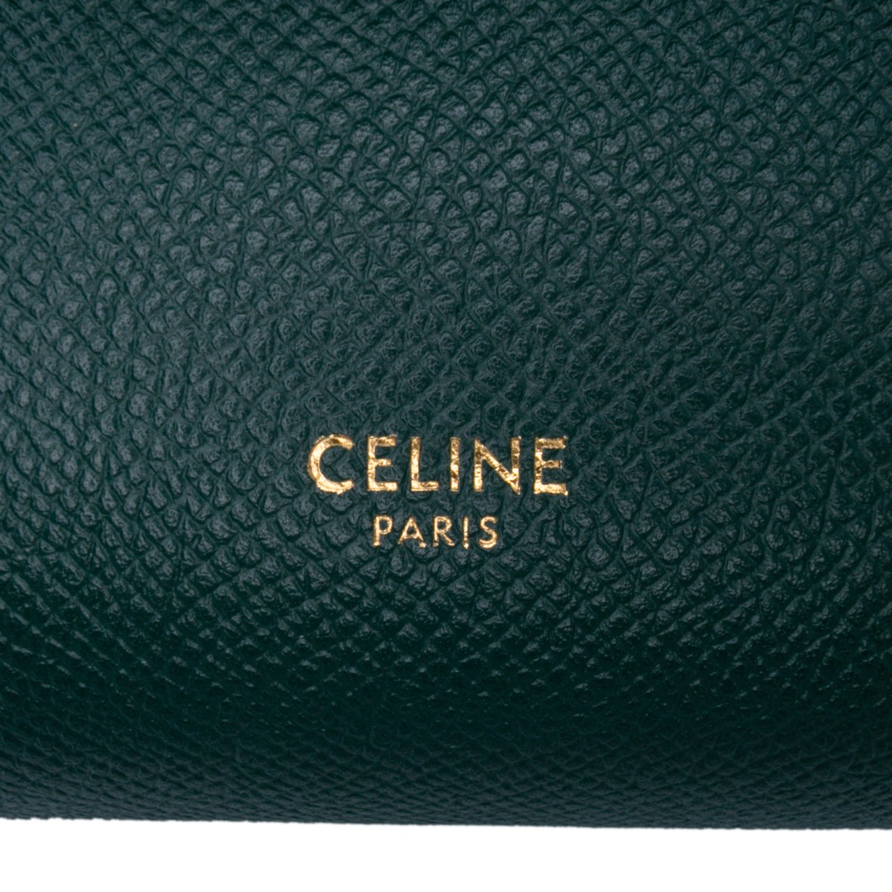 Celine Nano Grained Calfskin Belt Bag Groen
