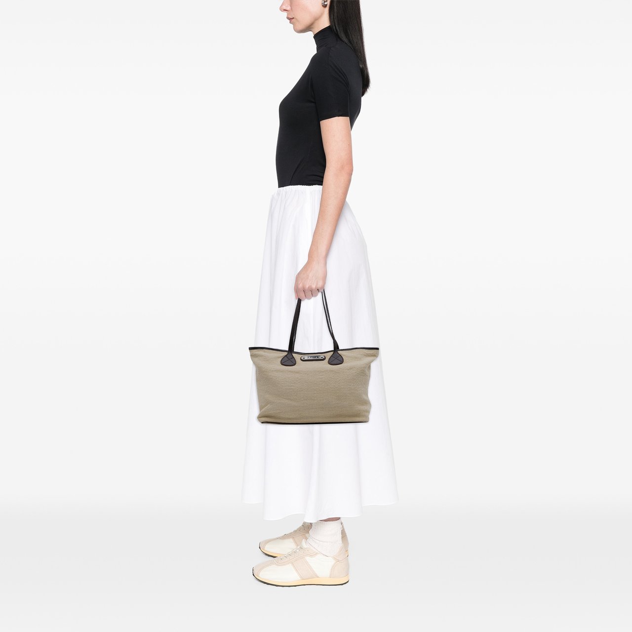 Celine Raffia Tote Bruin