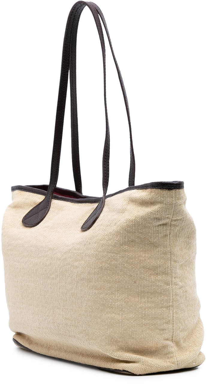 Celine Raffia Tote Bruin