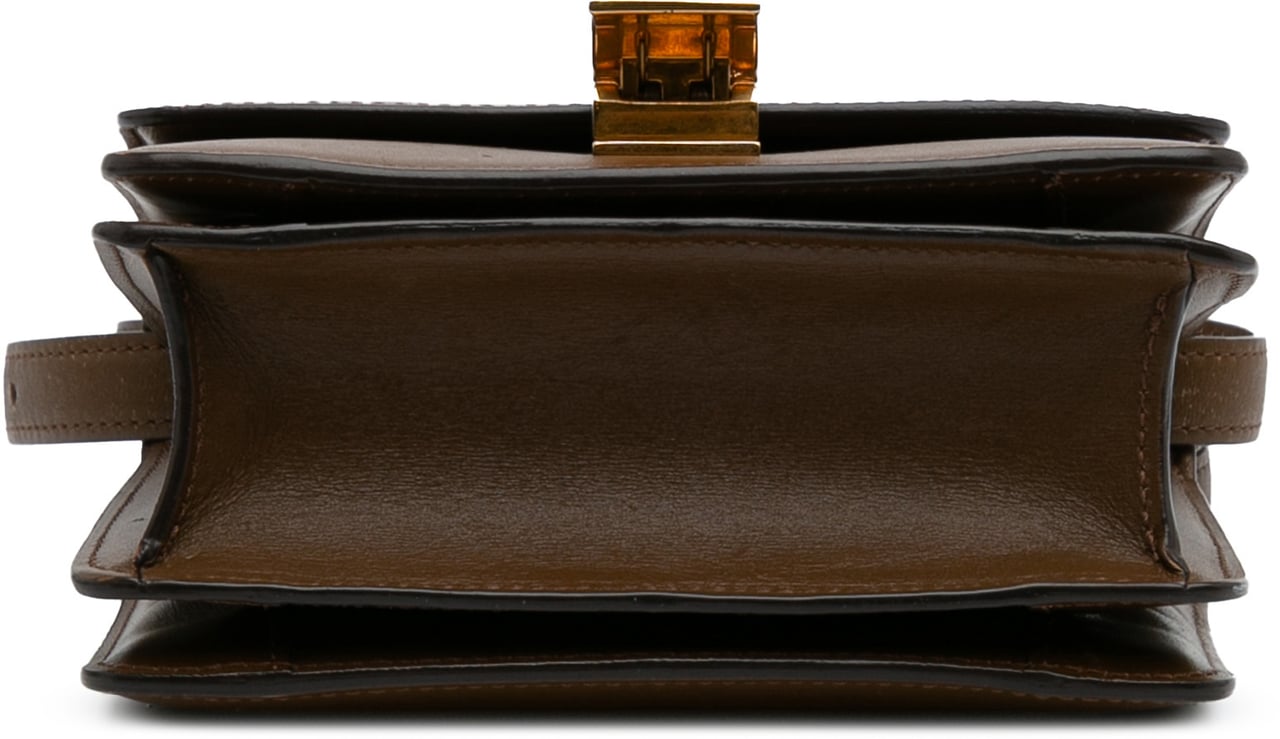 Celine Small Calfskin Classic Box Bruin