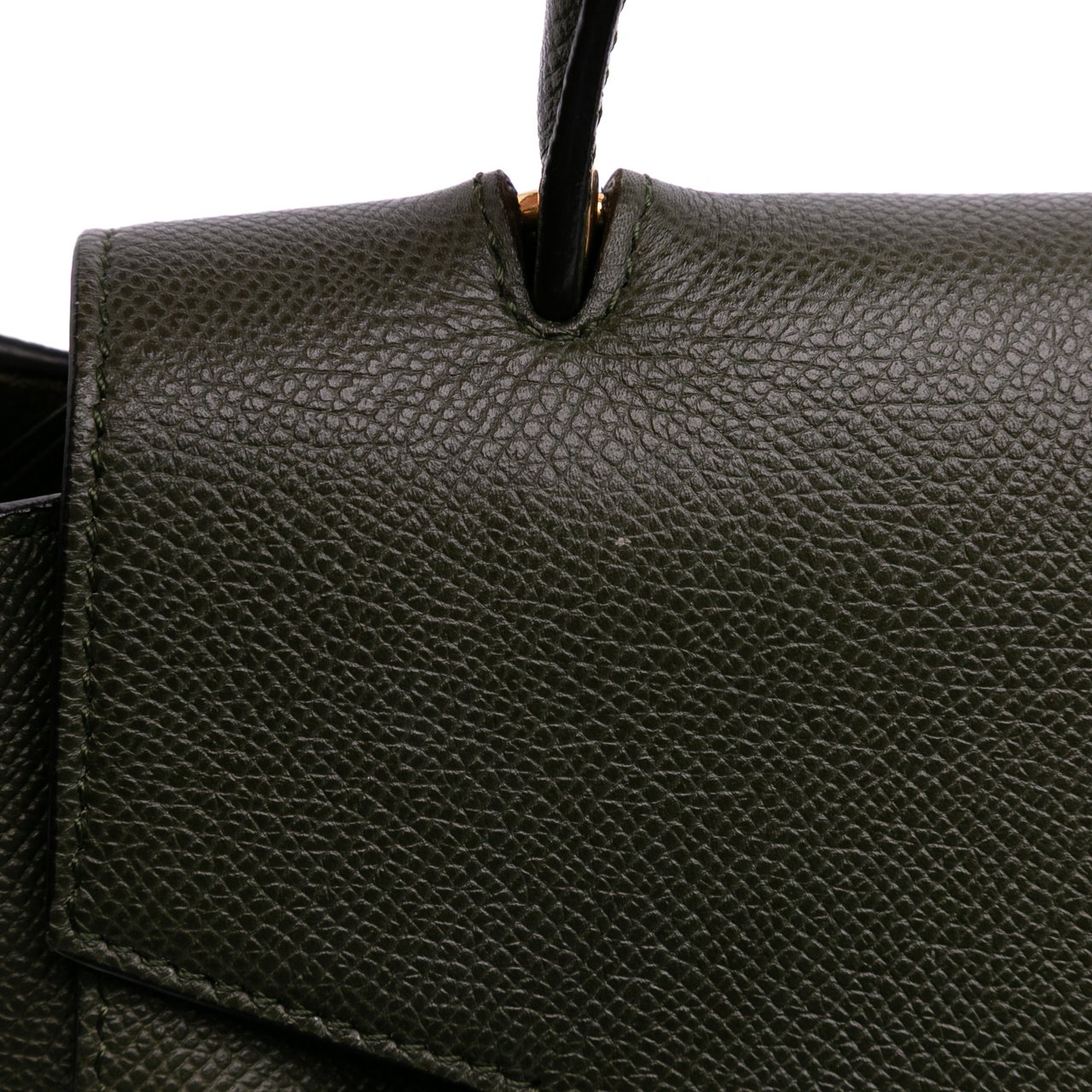 Celine Micro Grained Calfskin Belt Bag Groen