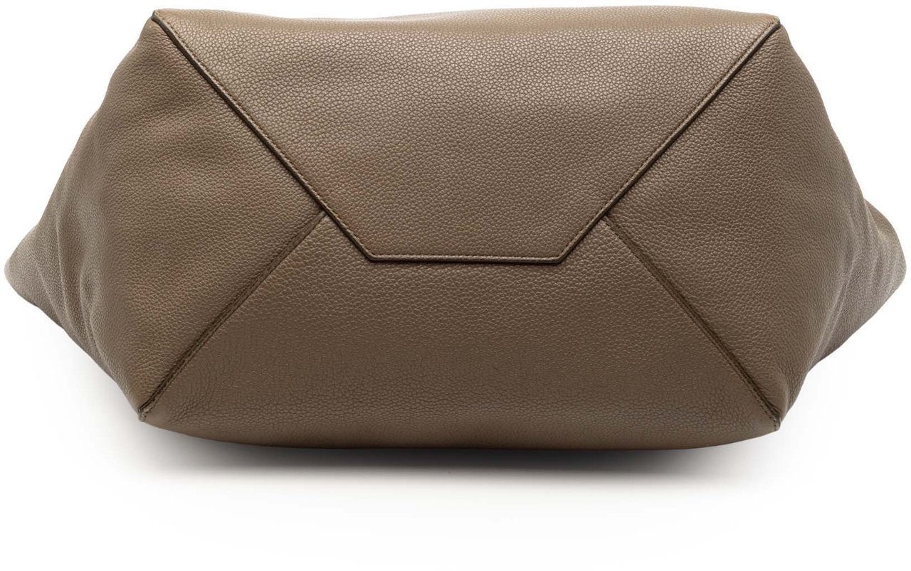 Celine Small Leather Phantom Cabas Tote Bruin