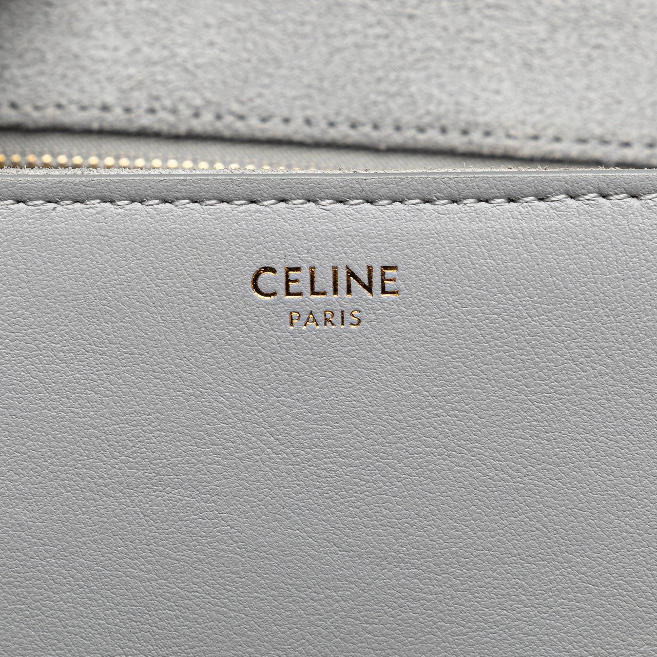Celine Teen Smooth Calfskin Soft 16 Crossbody Grijs