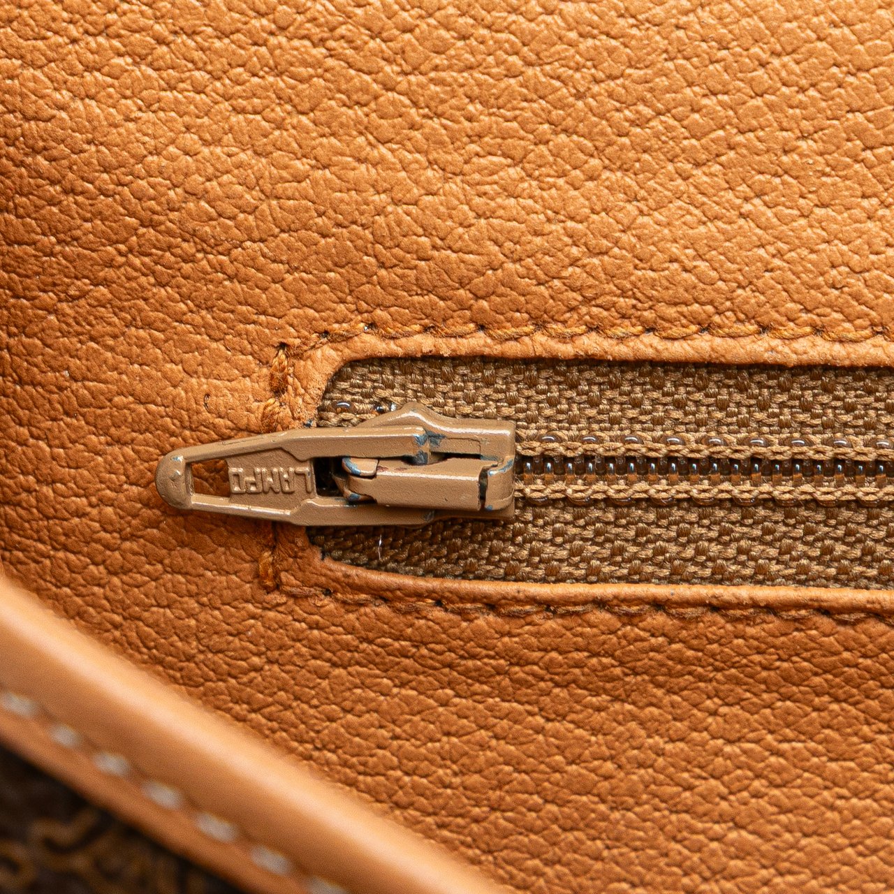 Celine Macadam Coated Canvas Crossbody Bruin