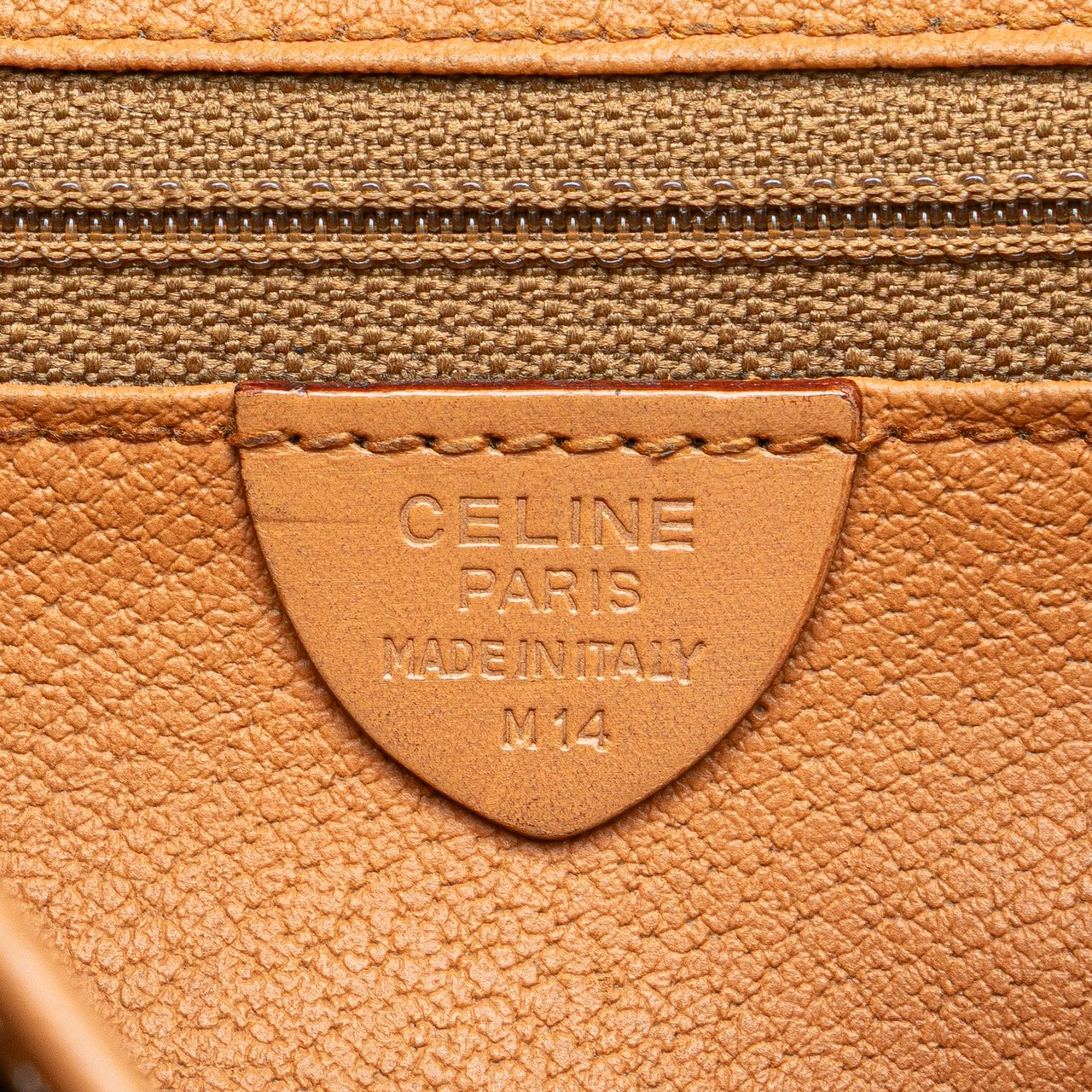 Celine Macadam Coated Canvas Crossbody Bruin