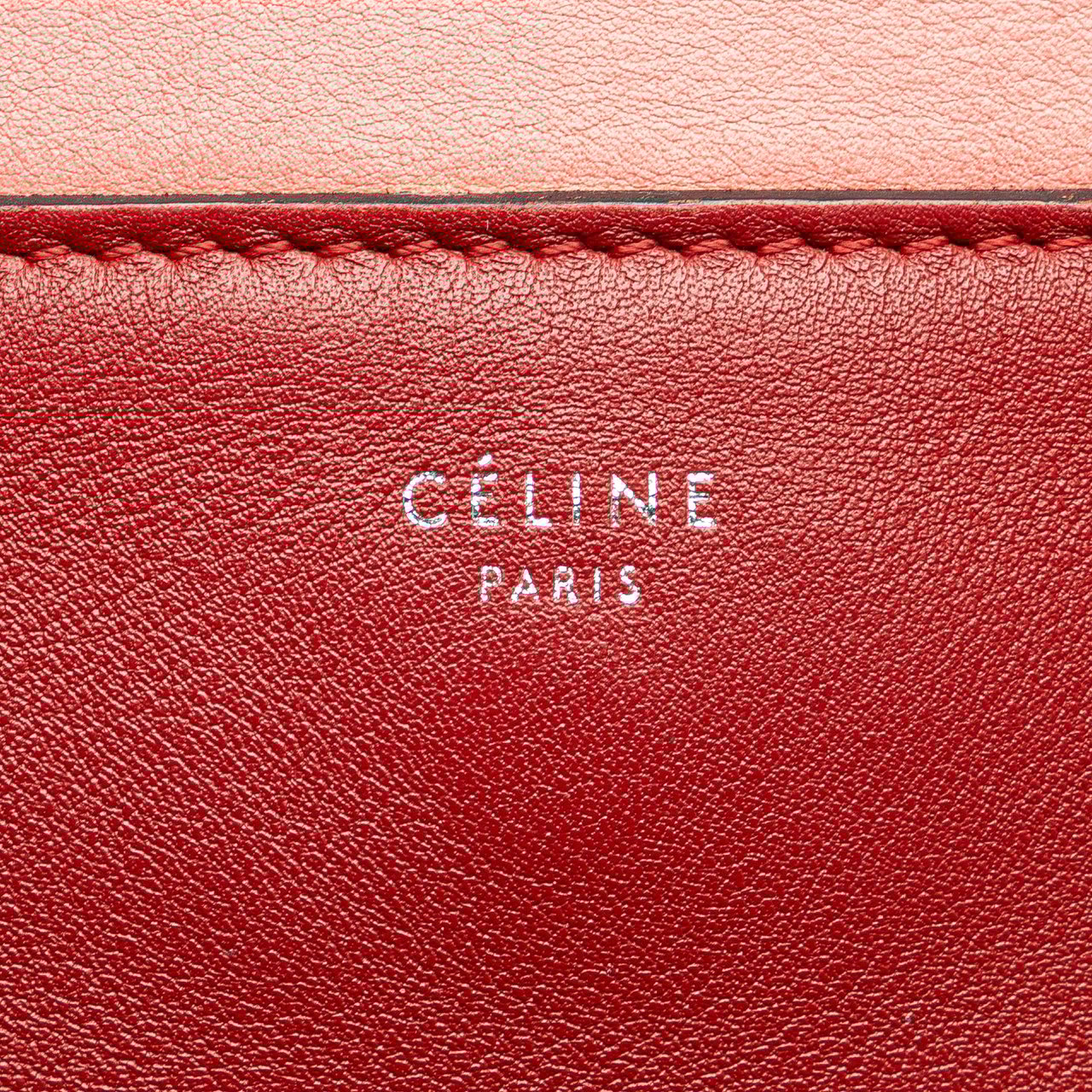 Celine Leather Frame Shoulder Bag Roze