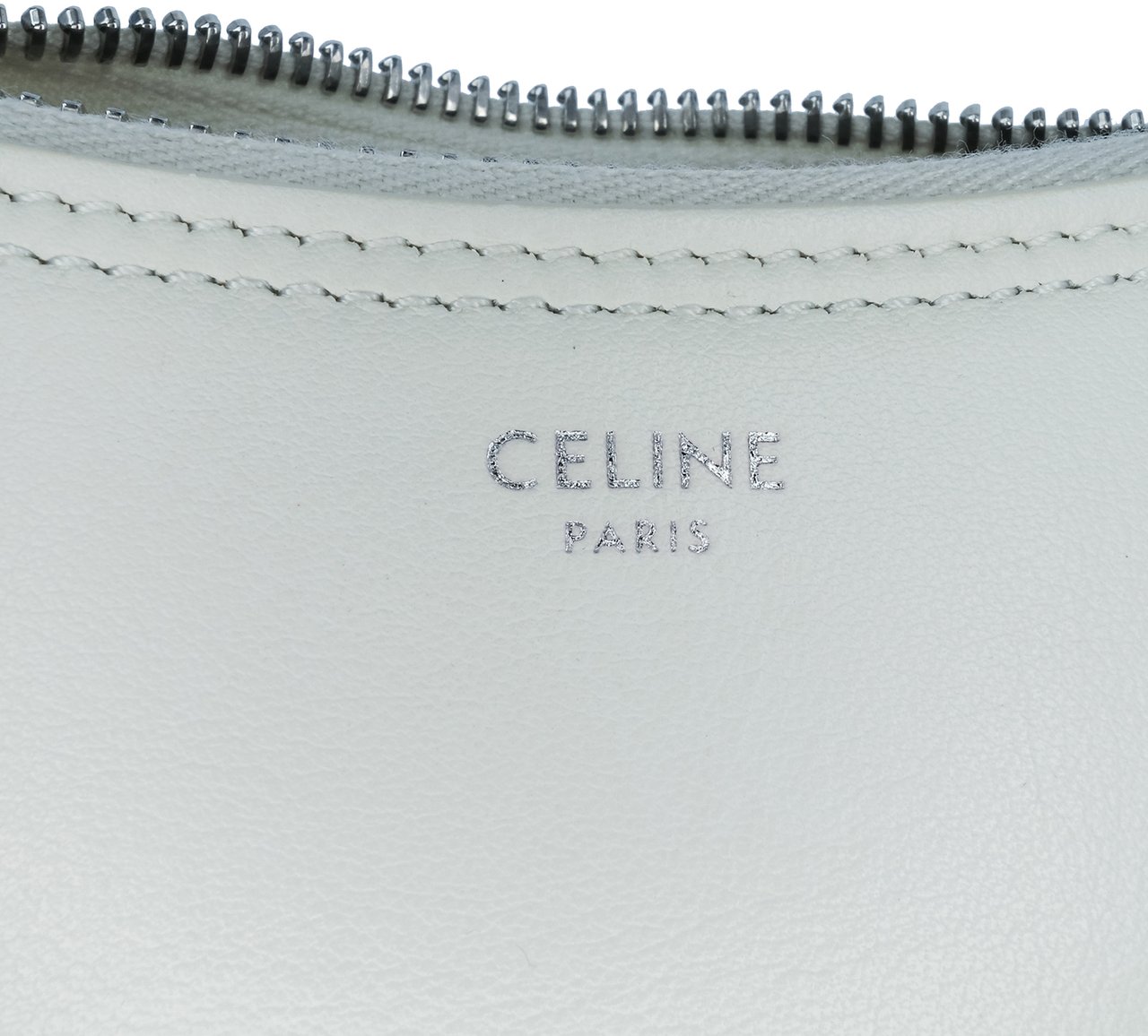 Celine Medium Smooth Calfskin Ava Shoulder Bag with Celine Strap Wit