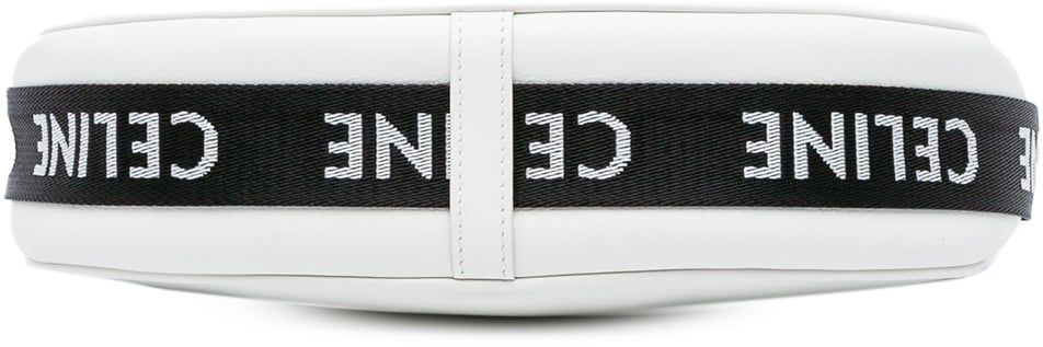 Celine Medium Smooth Calfskin Ava Shoulder Bag with Celine Strap Wit