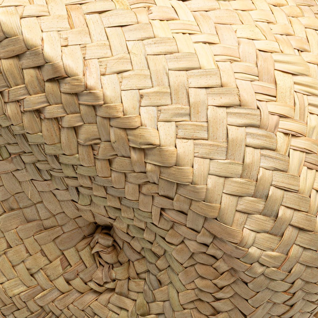 Celine Raffia Classic Panier Tote Bruin