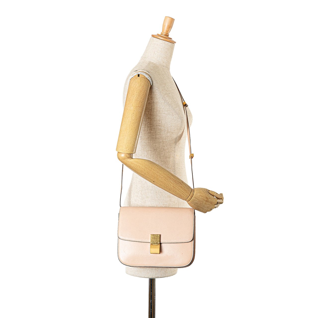 Celine Medium Calfskin Classic Box Roze