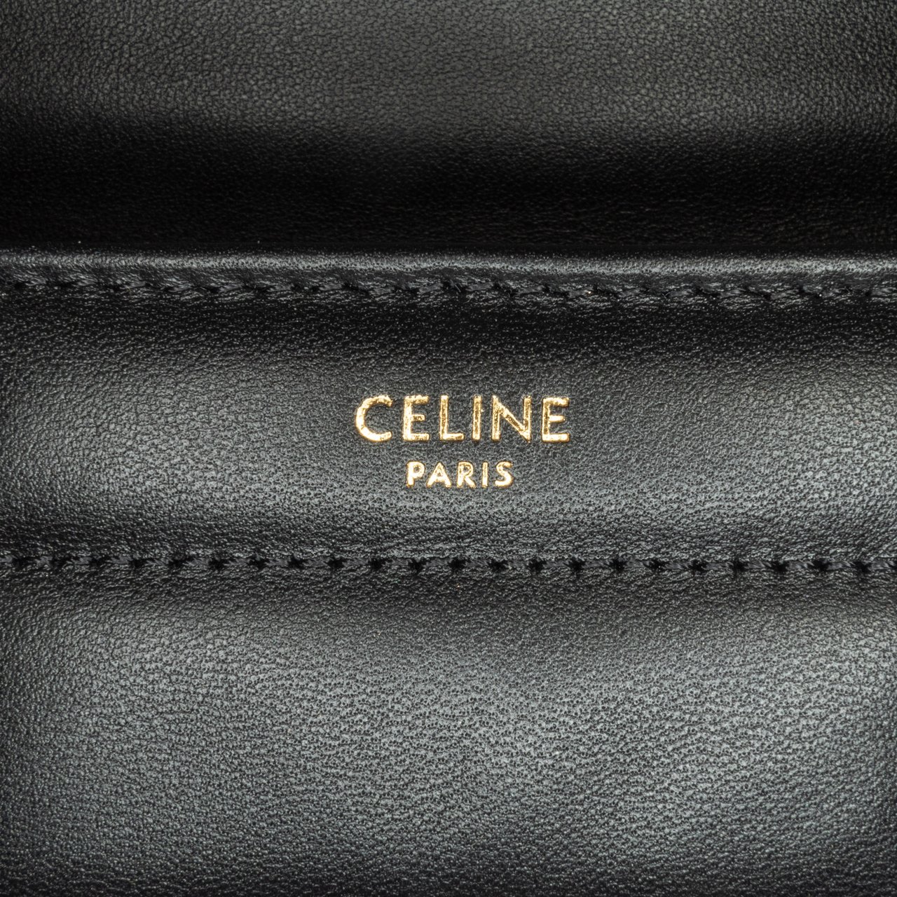 Celine Monochrome Shoulder Bag Zwart