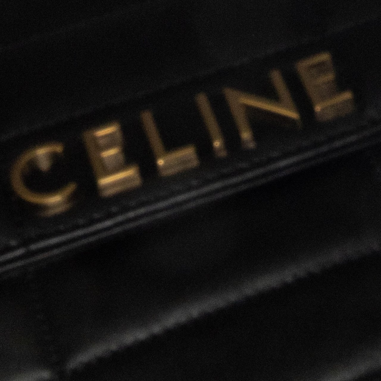 Celine Monochrome Shoulder Bag Zwart