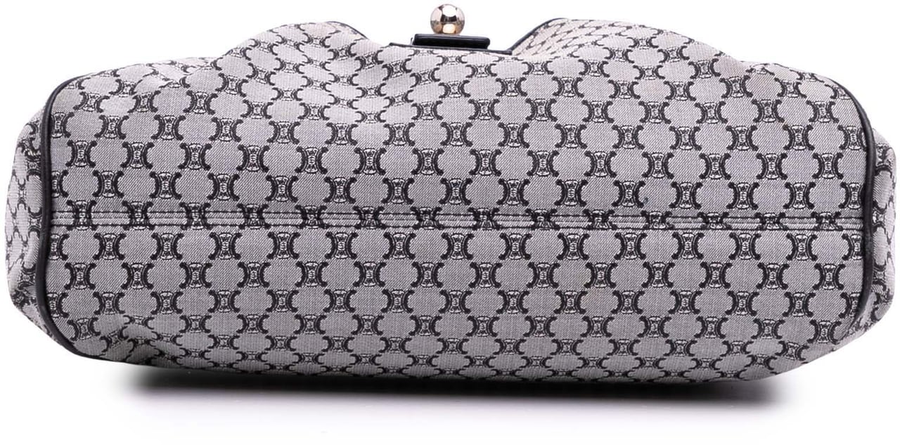 Celine Macadam Canvas Shoulder Bag Grijs