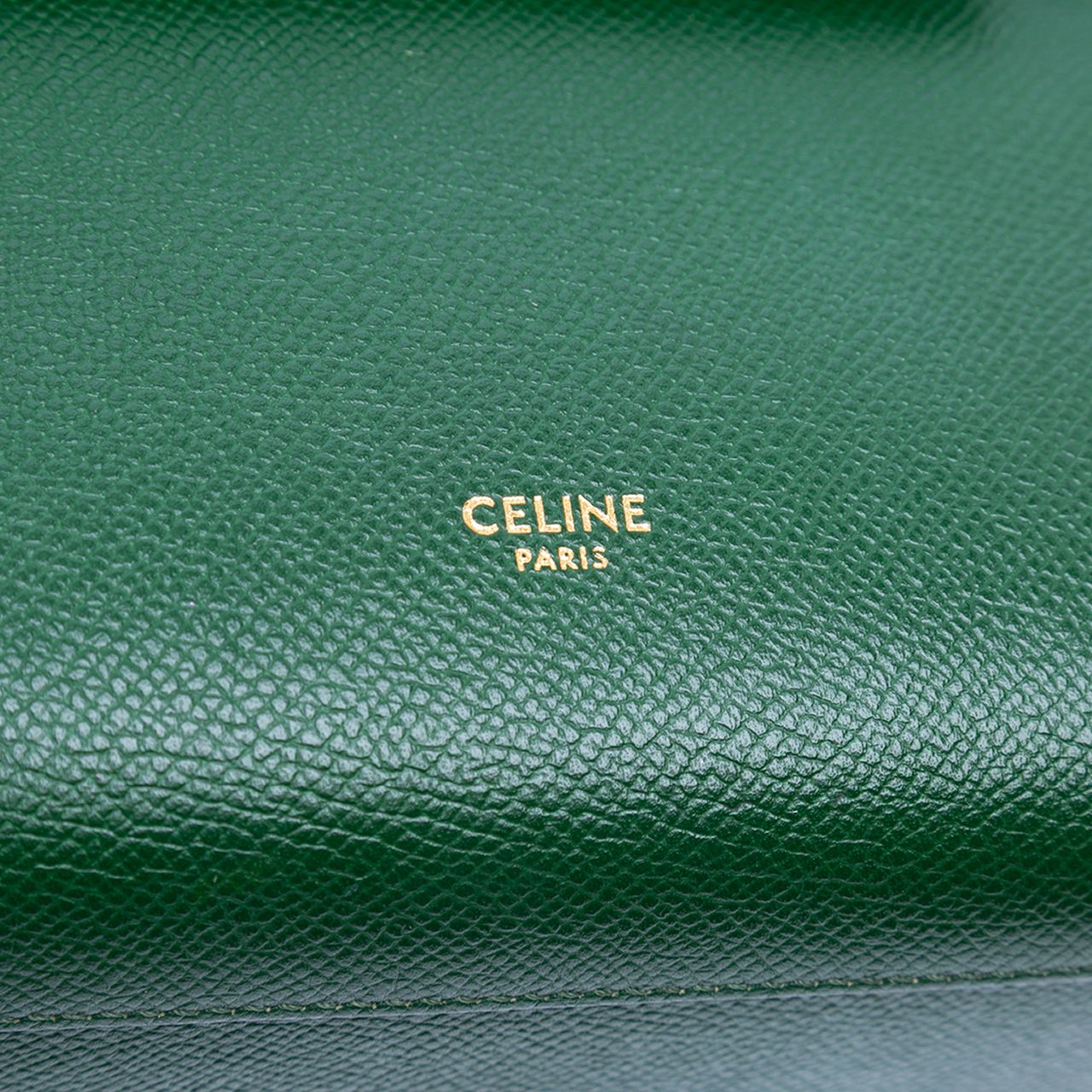 Celine Nano Grained Calfskin Belt Bag Groen