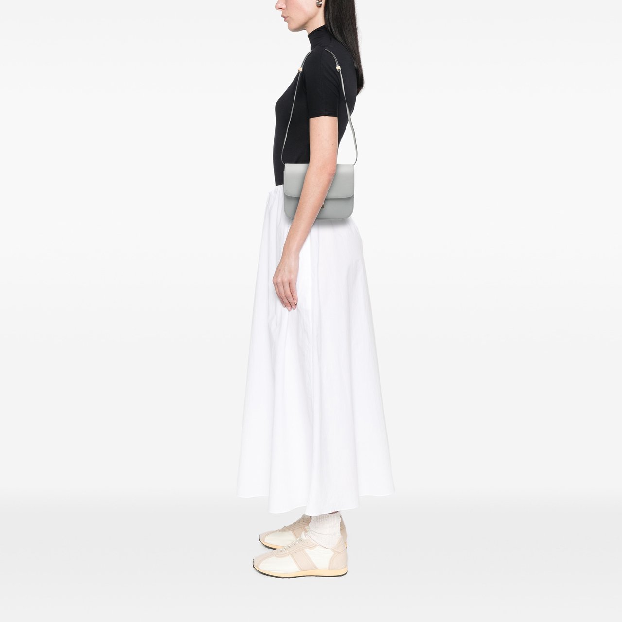 Celine Medium Calfskin Classic Box Grijs