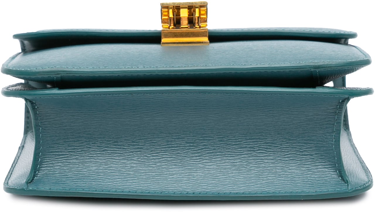 Celine Teen Liege Calfskin Classic Box Blauw
