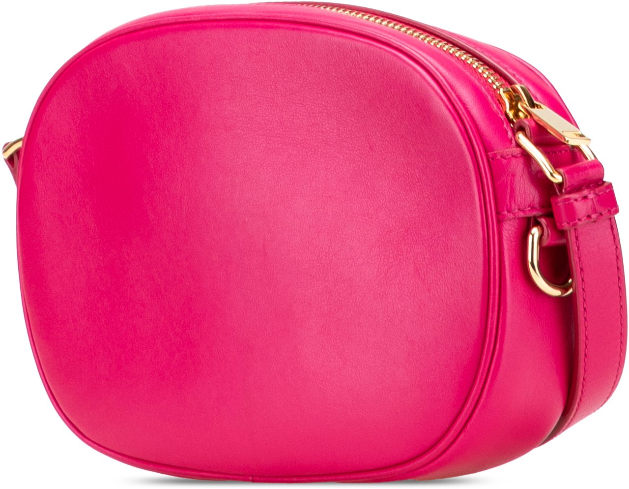 Celine Quilted Calfskin C Charm Crossbody Roze