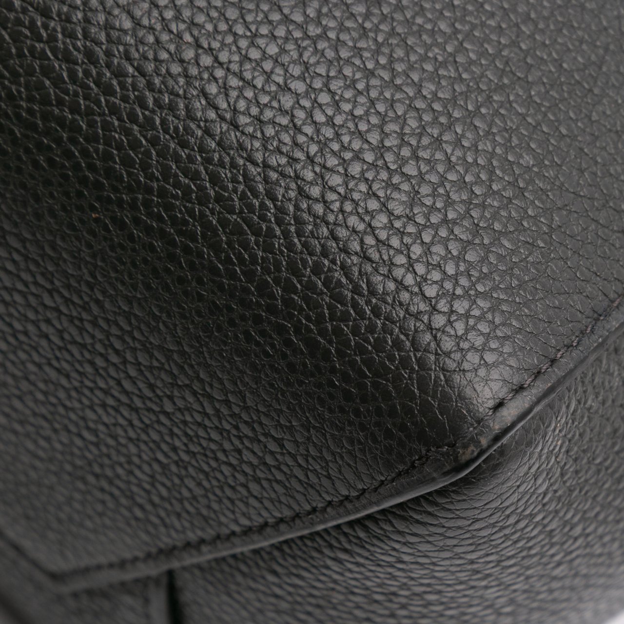 Celine Small Soft Grained Calfskin Seau Sangle Shoulder Bag Bruin