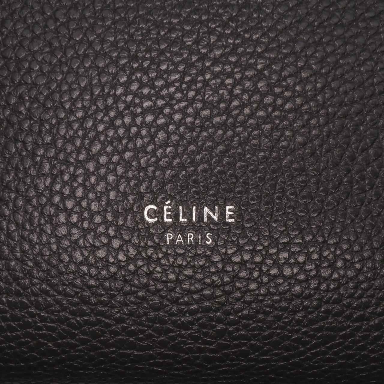 Celine Small Soft Grained Calfskin Seau Sangle Shoulder Bag Bruin