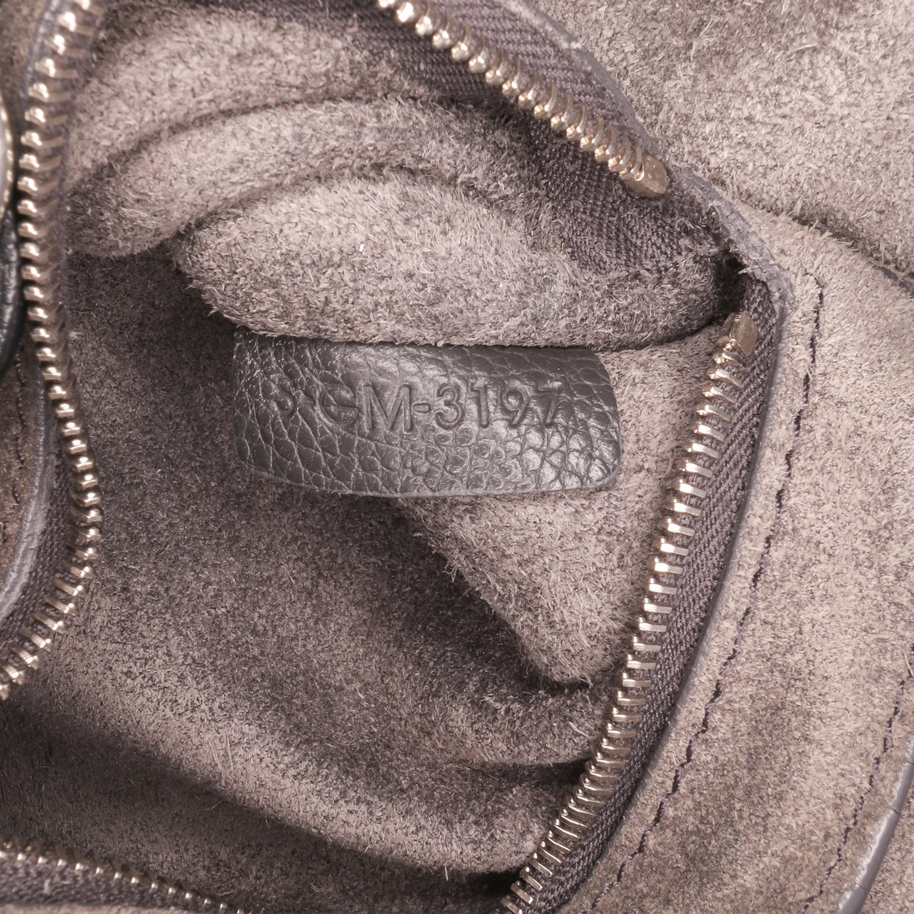 Celine Small Soft Grained Calfskin Seau Sangle Shoulder Bag Bruin