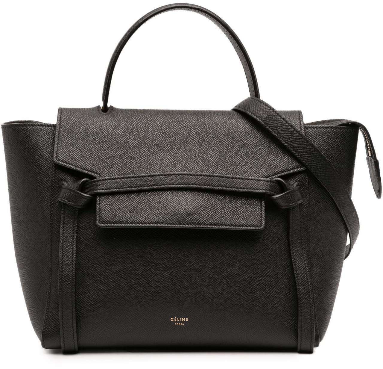 Celine Micro Grained Calfskin Belt Bag Zwart