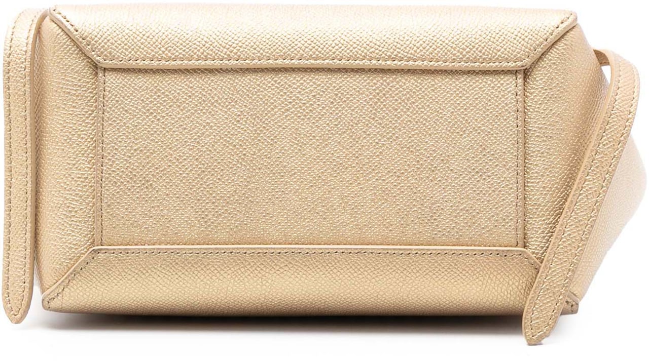 Celine Nano Grained Calfskin Belt Bag Goud